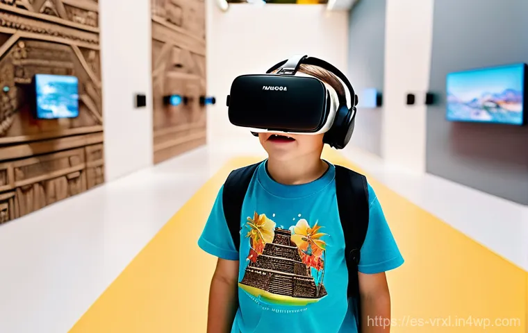 가상현실 여행 산업의 경쟁 분석 - **Futuristic Travel Planning with AR/VR:** A diverse group of three friends (two women and one man, ... 가상현실 여행 산업의 경쟁 분석 - **Futuristic Travel Planning with AR/VR:** A diverse group of three friends (two women and one man, ...